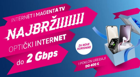 Telekomova nova promo ponuda: superbrzi optički internet, MagentaTV i pokloni do 400 eura