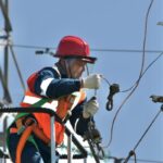 electricity, electric grid, power, power line, transmission lines, worker