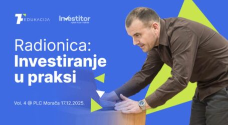 Zašto je sada idealno vrijeme za edukaciju o investiranju? Pridružite se radionici 17. decembra u Podgorici