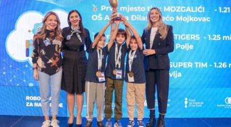 RoboFin takmičenje okupilo više od 200 osnovaca: Djeca spojila robotiku i štednju