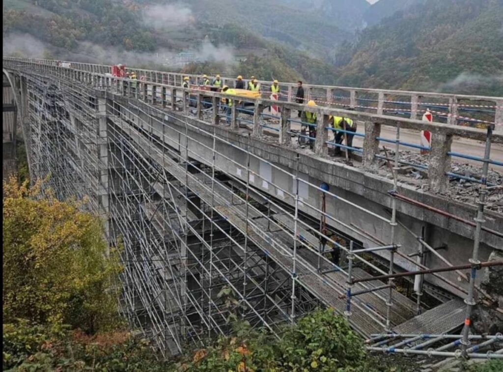 Most na Đurđevića Tari, rekonstrukcija mosta, Shandong Luqiao Group