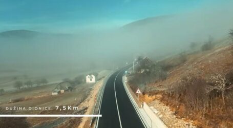 Uprava za saobraćaj objavila video-snimak novoizgrađene dionice puta Vrulja – Mijakovići