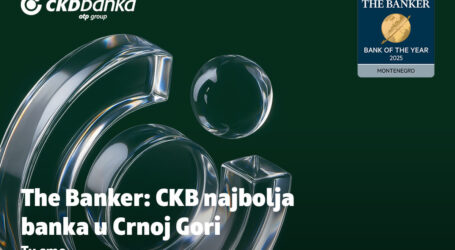 CKB potvrđuje liderstvo: Banka godine u Crnoj Gori