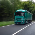 kamion, truck, transport, road, speed, cargo