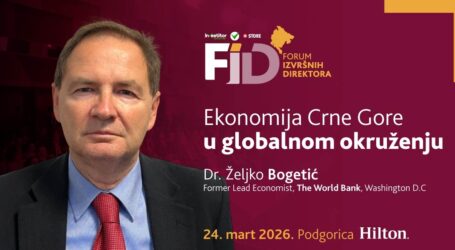 Dr Željko Bogetić dolazi na FID: Kako se mala ekonomija brani i razvija u vremenu globalnih šokova