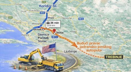 Jadransko-jonski auto-put u BiH ulazi u fazu realizacije: Počitelj–Stolac prva dionica ka Crnoj Gori