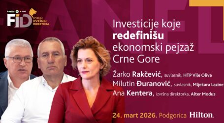 Investicije koje redefinišu ekonomski pejzaž Crne Gore: Rakčević, Đuranović i Kentera na panelu Foruma izvršnih direktora