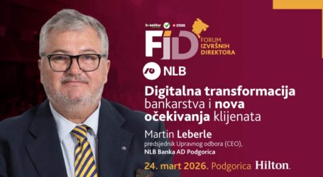 Martin Leberle (NLB banka AD Podgorica) govori na FID 2026:  Finansijski sektor kao partner crnogorske ekonomije