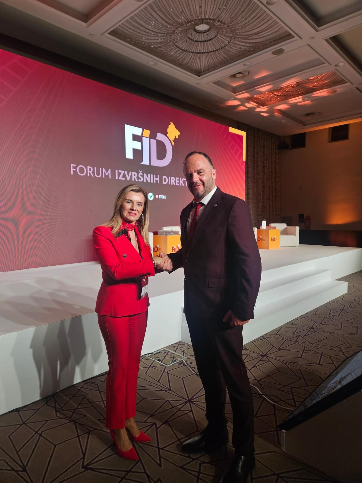 Danica Milovanović, Rajko Milić, Forum izvršnih direktora FID 2026.