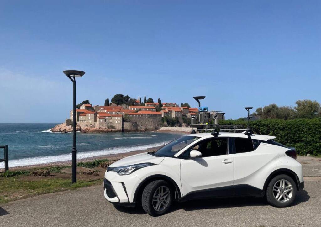 google maps, sveti stefan, google street view