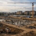 građevina, construction site, plac, izgradnja zgrade