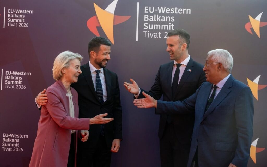Jakov Milatović, Milojko Spajić, Ursula fon der Lajen)