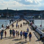 bridge, people, crowd, poland, polish