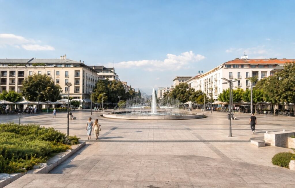trg nezavisnosti podgorica