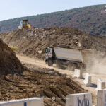 gradilište, Briv Construction, bager, kamioni, mehanizacija