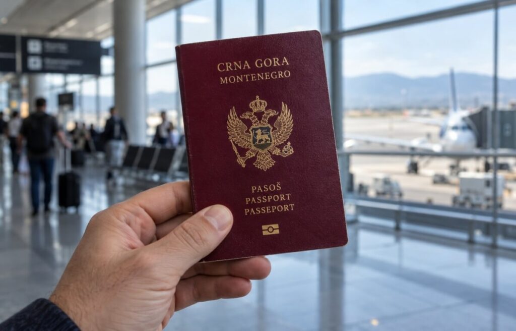 crnogorski pasoš, montenegrin passport